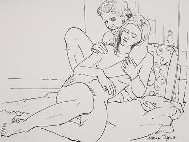 Original Love Drawings by Norman Tagore