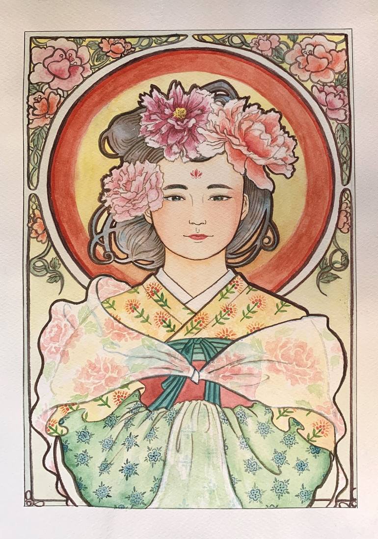 Print of Fine Art Women Drawing by Yuen Yeung Tsz