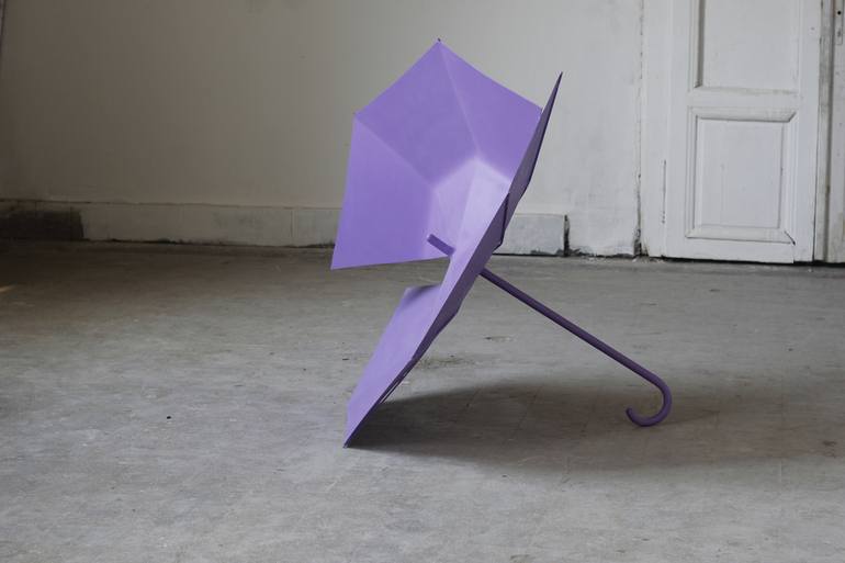 Original Minimalism Geometric Sculpture by Benjámin János Pelcz