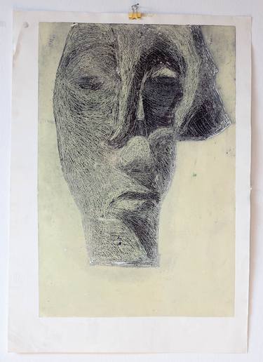 Original Conceptual People Printmaking by Andrej Marjanovic