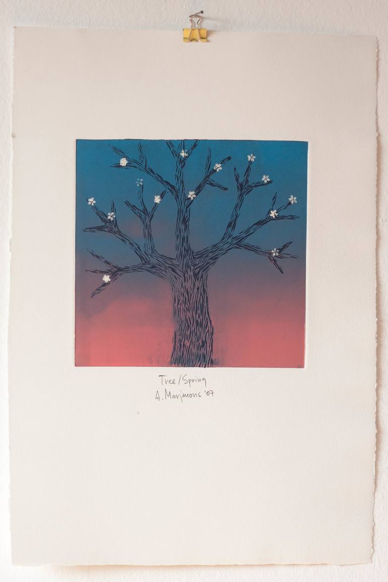 Original Fine Art Nature Printmaking by Andrej Marjanovic