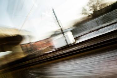 Original Abstract Train Photography by Petros Kolotouros