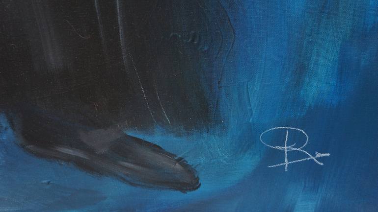 Original Expressionism People Painting by Rick Baker