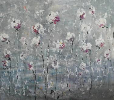 Original Abstract Botanic Paintings by Gudrun Newman