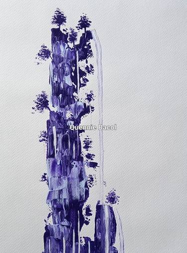 Original Abstract Water Paintings by QUENNIE BACOL