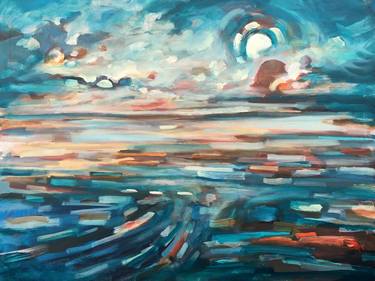 Original Impressionism Seascape Paintings by Guy Pickford