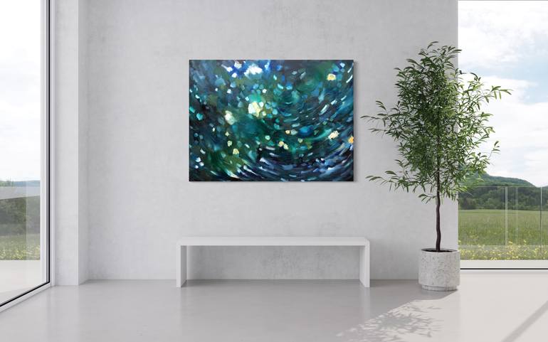 Original Abstract Expressionism Abstract Painting by Guy Pickford