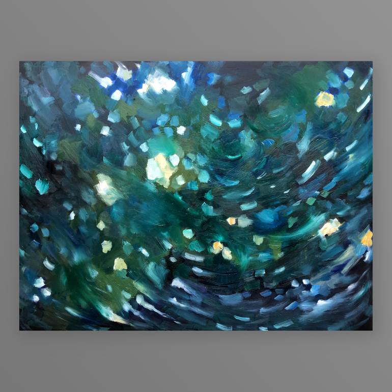 Original Abstract Expressionism Abstract Painting by Guy Pickford
