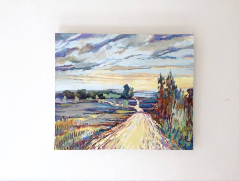 Original Impressionism Landscape Painting by Guy Pickford