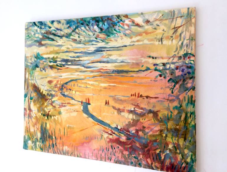 Original Impressionism Landscape Painting by Guy Pickford