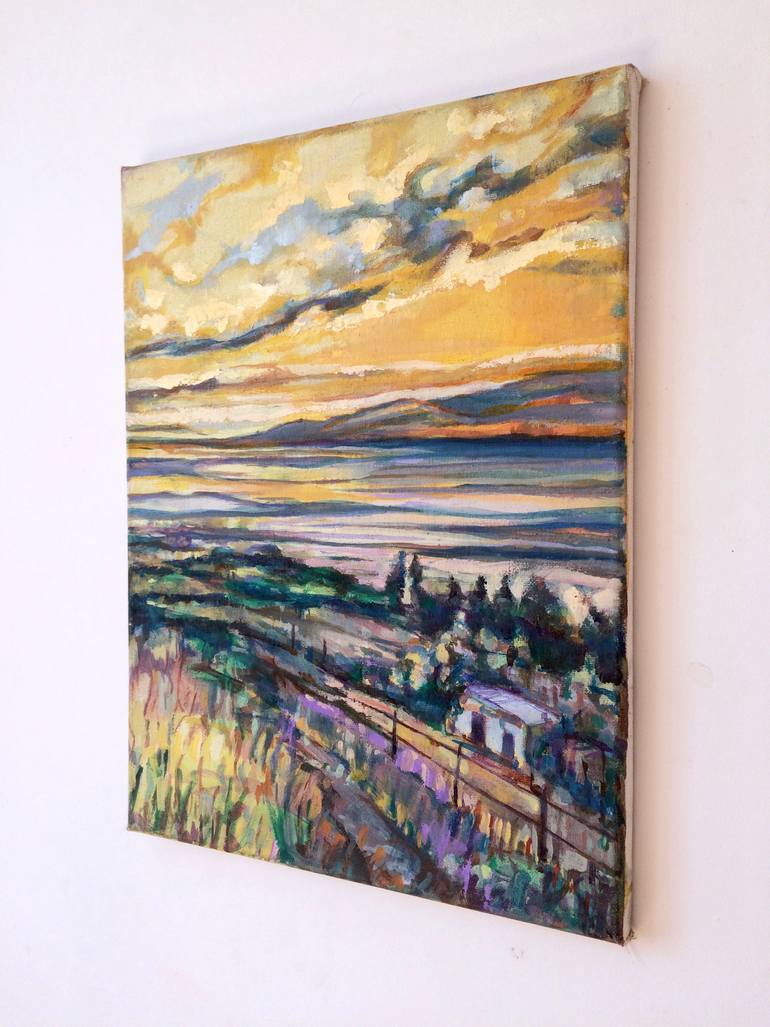 Original Impressionism Landscape Painting by Guy Pickford