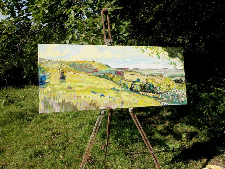 Original Impressionism Landscape Painting by Guy Pickford