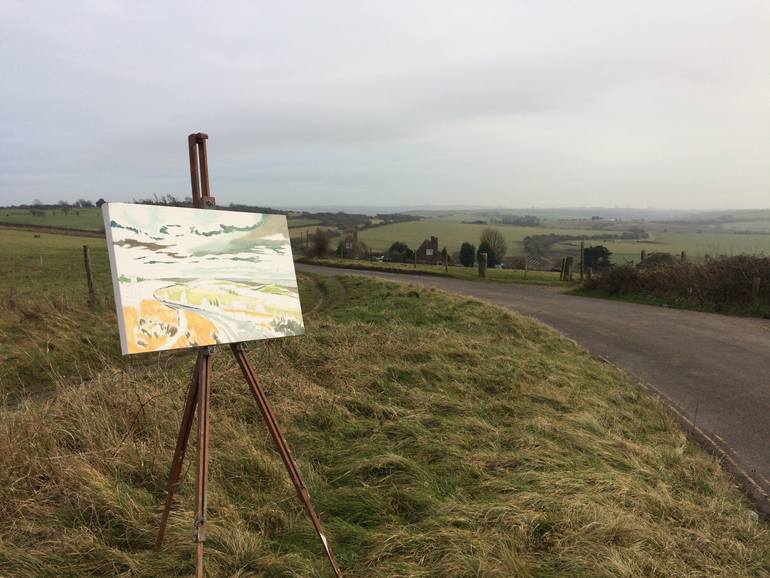 Original Impressionism Landscape Painting by Guy Pickford