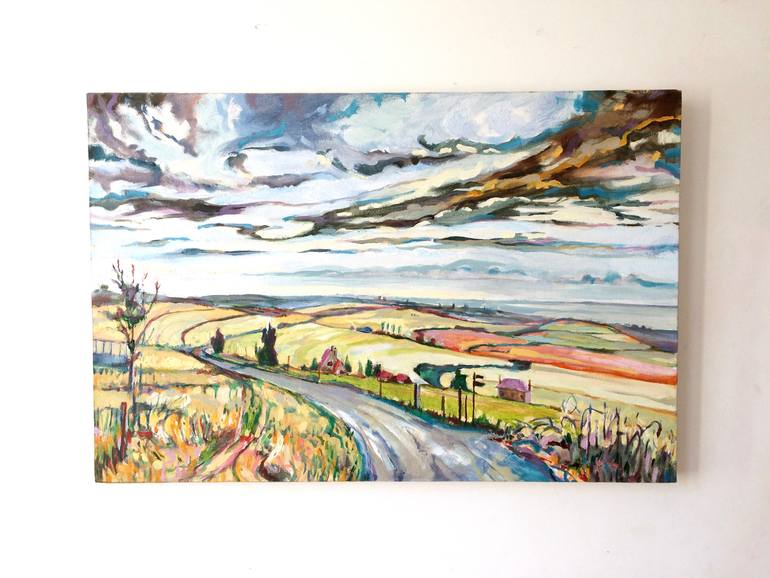 Original Impressionism Landscape Painting by Guy Pickford