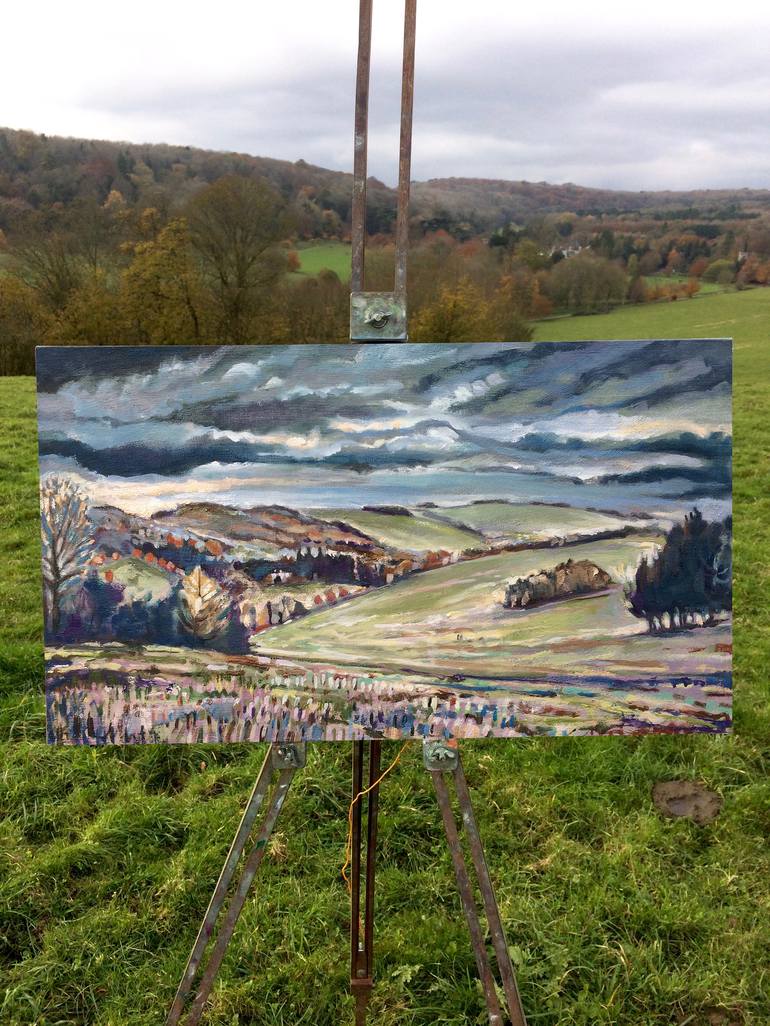 Original Impressionism Landscape Painting by Guy Pickford