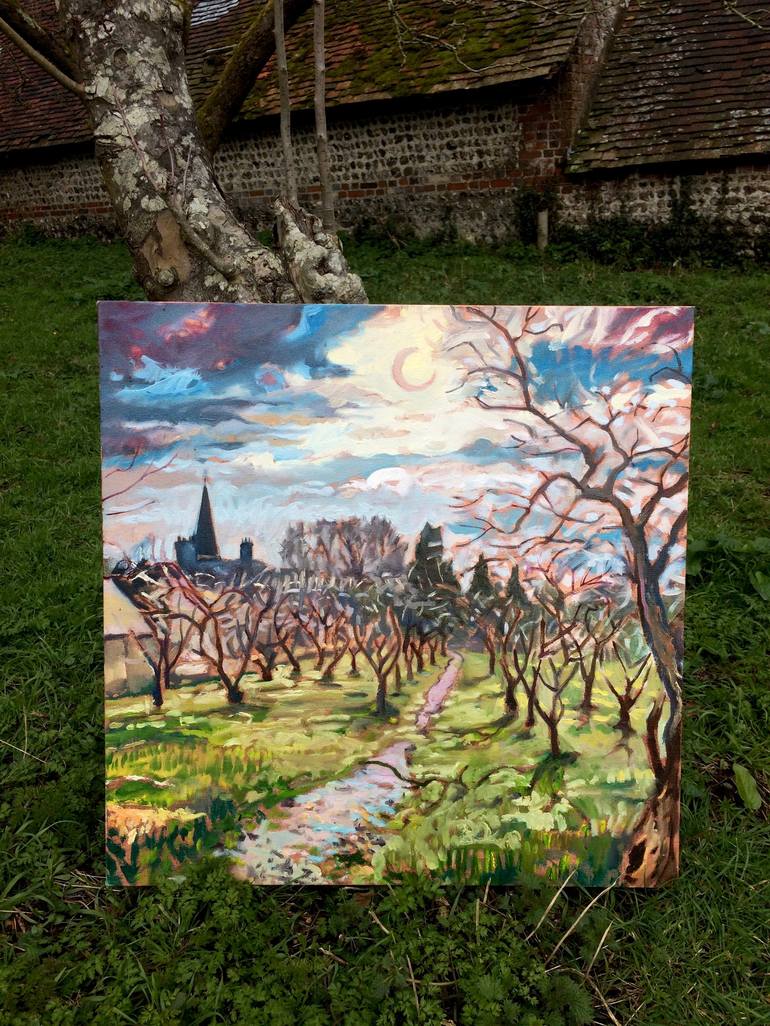 Original Impressionism Landscape Painting by Guy Pickford