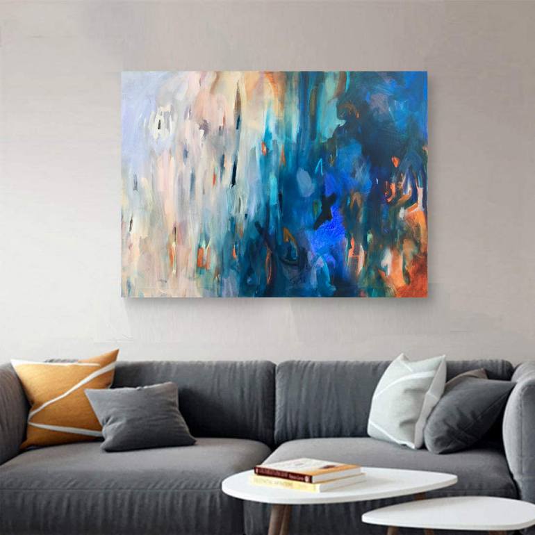 Original Abstract Painting by Guy Pickford