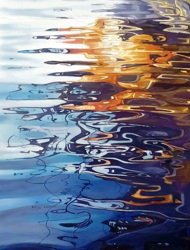 Original Modern Seascape Paintings by Asterios Lamprou