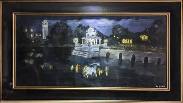 Original Impressionism Architecture Paintings by Sunniv Shanker Rajbhandary