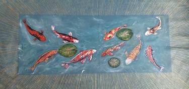 Original Conceptual Fish Paintings by Sunniv Shanker Rajbhandary