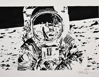 Print of Outer Space Drawings by Catherine Chapman