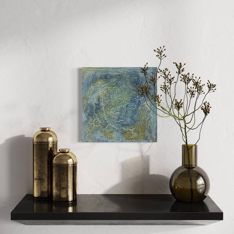 Original Abstract Expressionism Abstract Painting by Anna Collevecchio