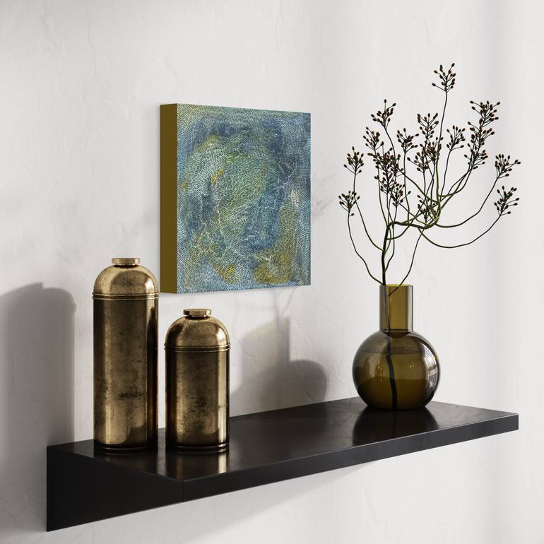 Original Abstract Expressionism Abstract Painting by Anna Collevecchio