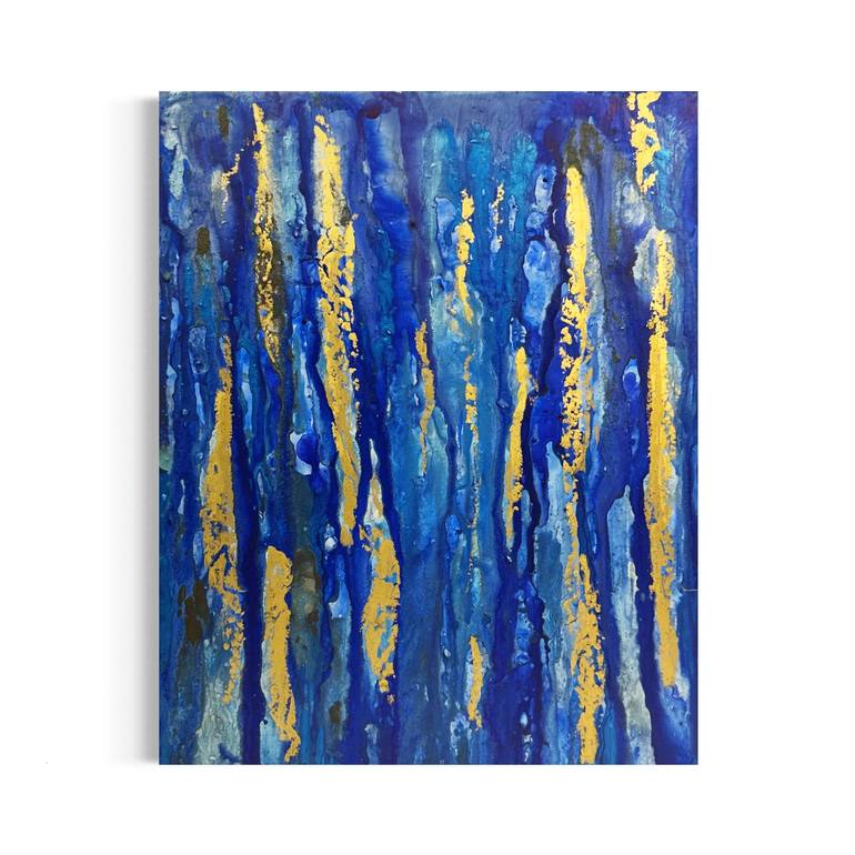 Original Abstract Expressionism Abstract Painting by Anna Collevecchio