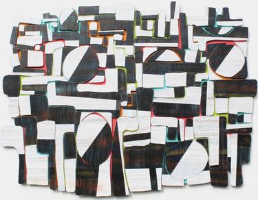 Original Abstract Architecture Paintings by Vince Smith