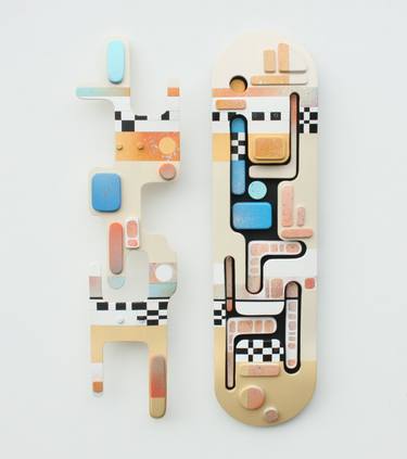 Original Street Art Travel Mixed Media by Vince Smith