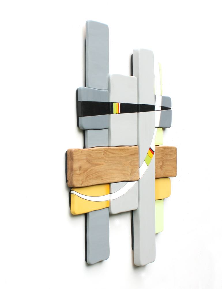 Original Art Deco Abstract Sculpture by Vince Smith