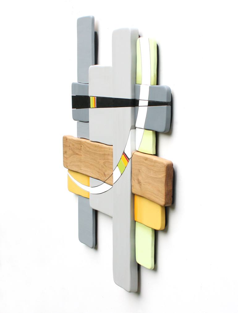 Original Art Deco Abstract Sculpture by Vince Smith