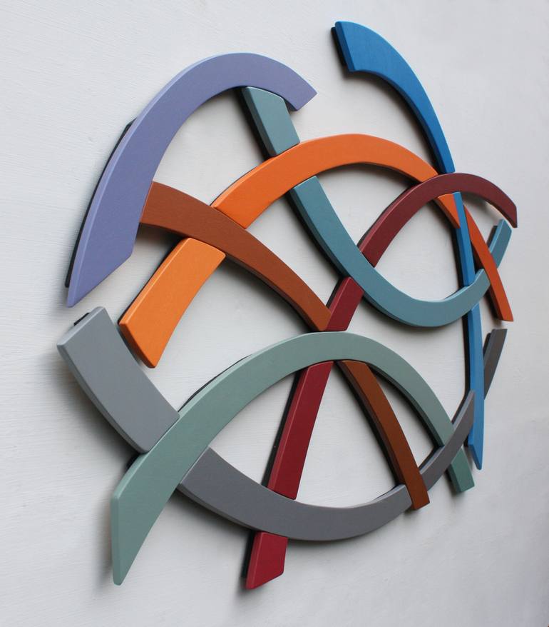 Original Abstract Wall Sculpture by Vince Smith