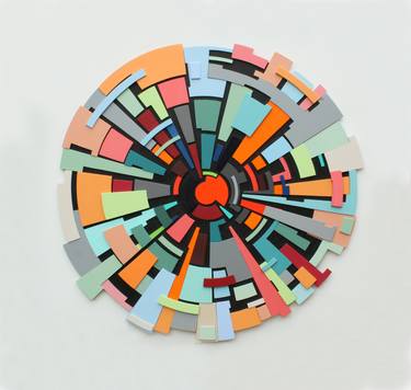 Original Geometric Sculpture by Vince Smith