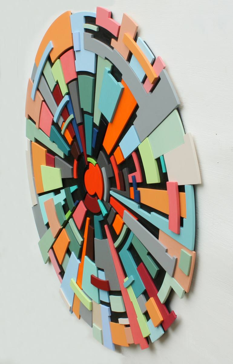 Original Abstract Geometric Sculpture by Vince Smith