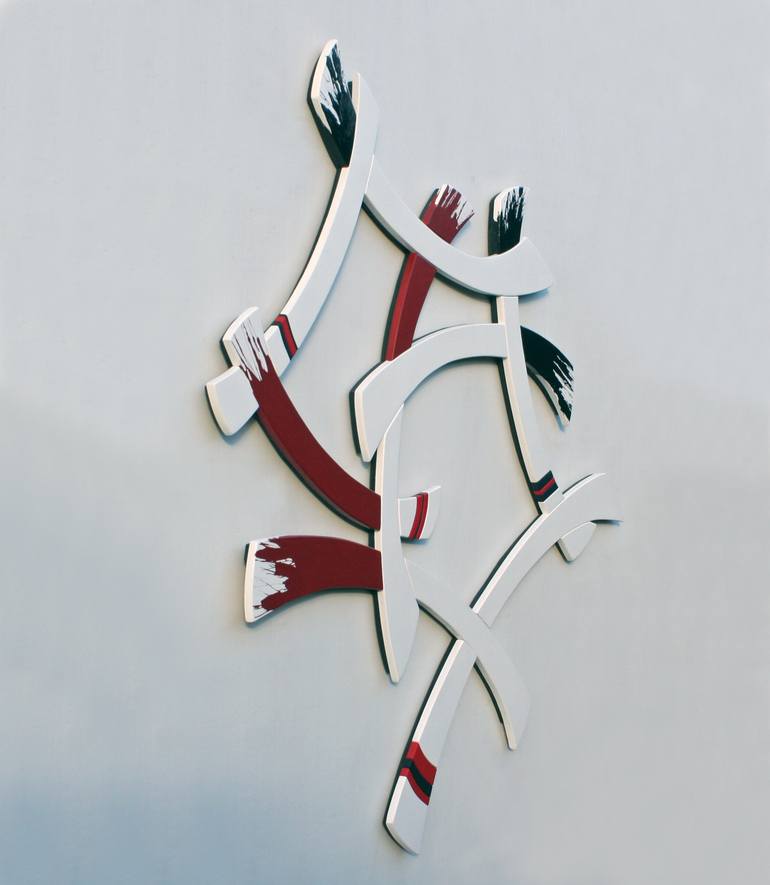 Original Abstract Graffiti Sculpture by Vince Smith