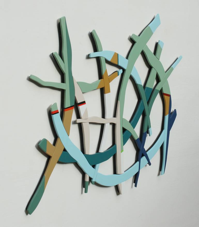 Original Abstract Interiors Sculpture by Vince Smith