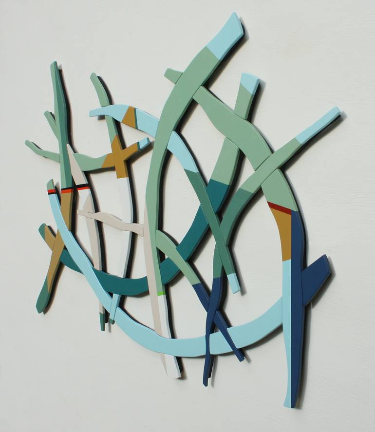 Original Abstract Interiors Sculpture by Vince Smith