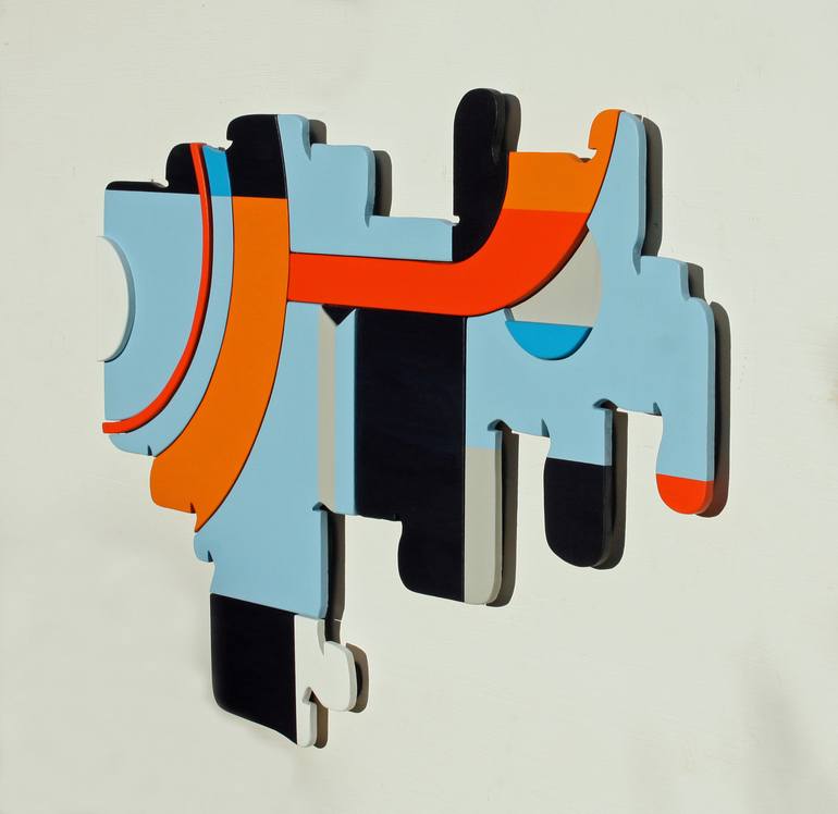 Original Abstract Popular culture Sculpture by Vince Smith