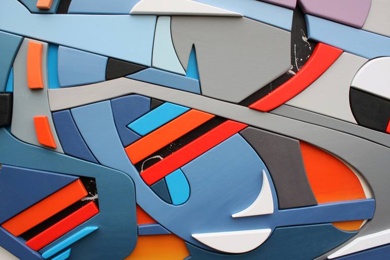 Original Abstract Graffiti Sculpture by Vince Smith