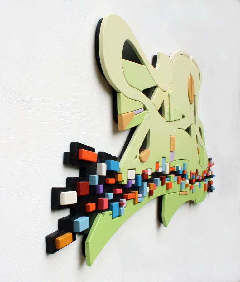 Original Graffiti Sculpture by Vince Smith