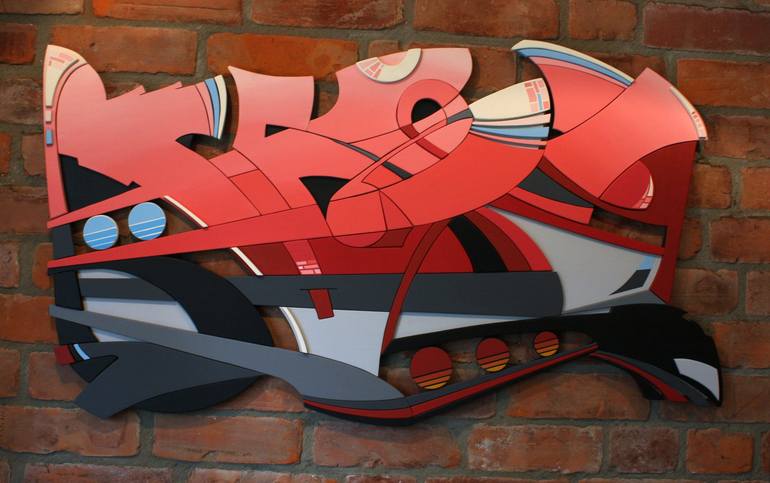 Original Graffiti Sculpture by Vince Smith