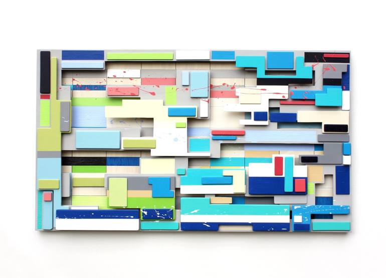 Original Abstract Geometric Sculpture by Vince Smith
