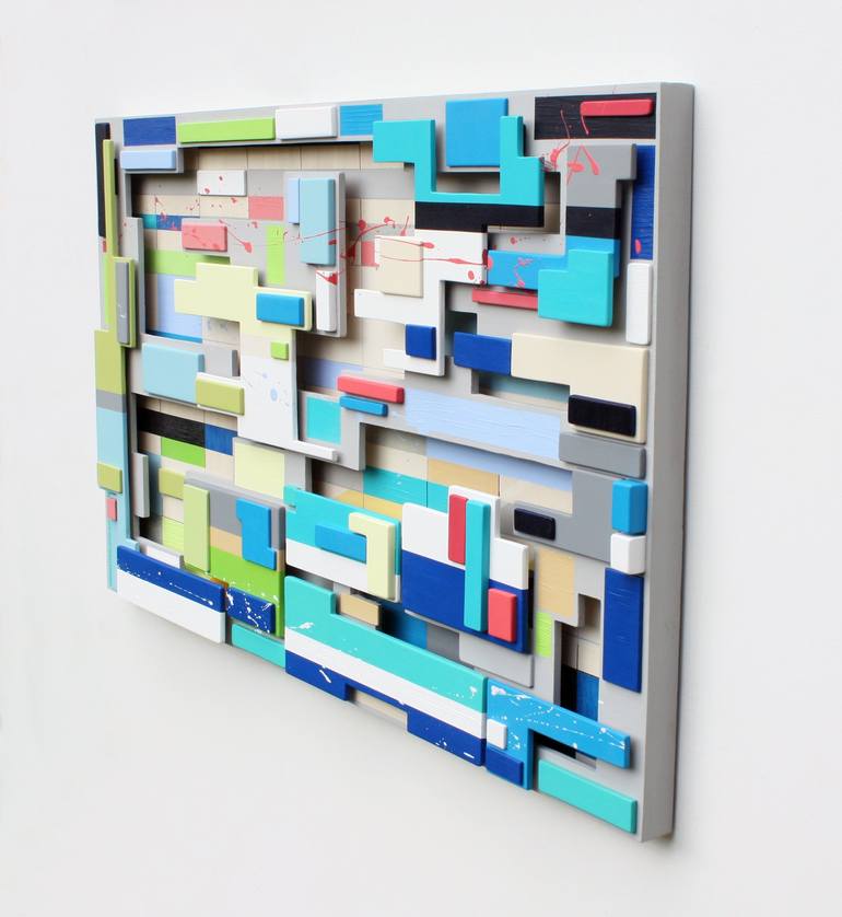 Original Abstract Geometric Sculpture by Vince Smith