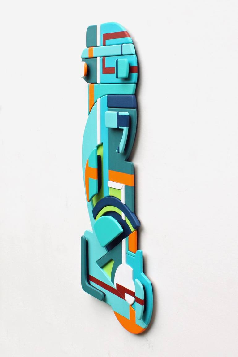 Original Street Art Abstract Sculpture by Vince Smith