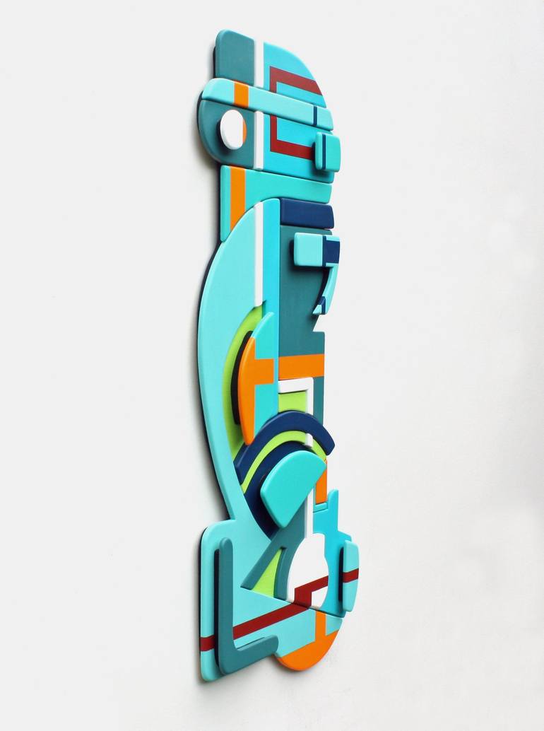 Original Street Art Abstract Sculpture by Vince Smith