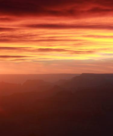 A Hazy Shade of Sunset over the Grand Canyon thumb