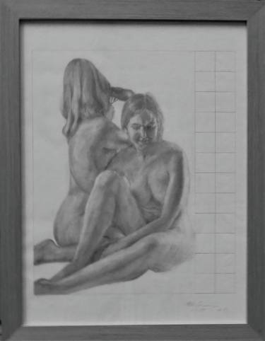 Original Fine Art Nude Drawings by William Fontana  Sr