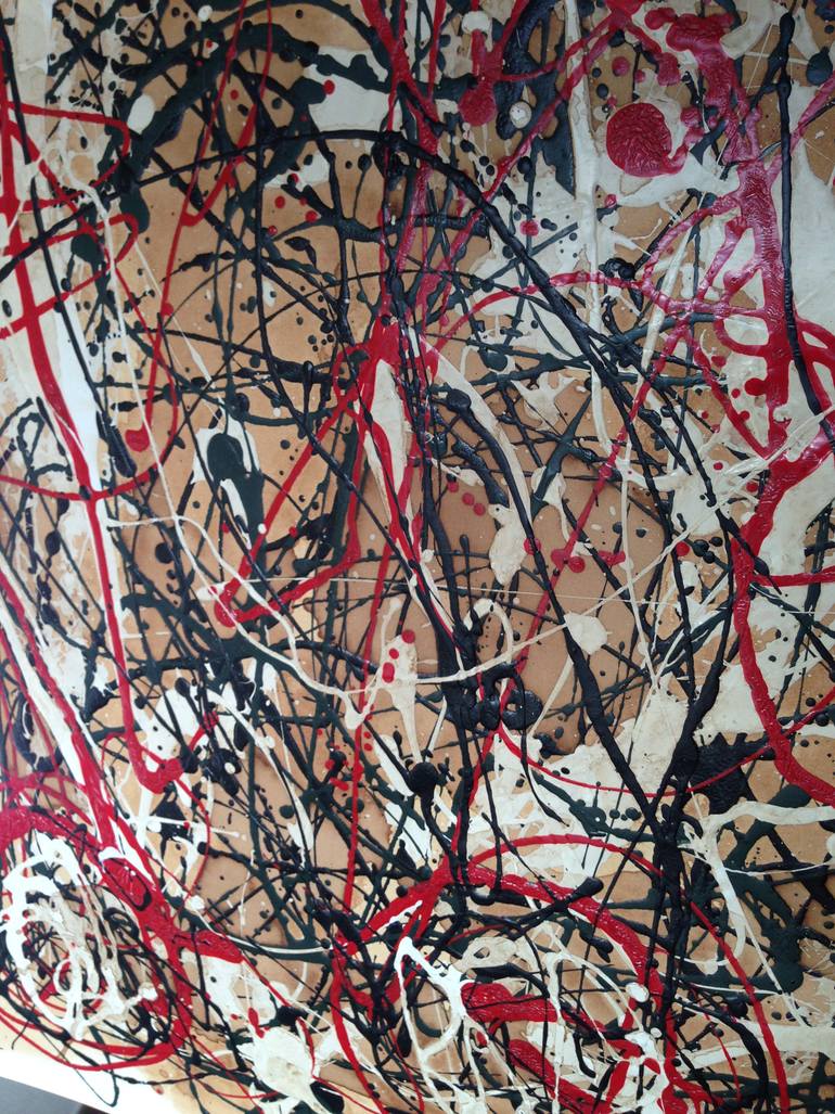 Original Abstract Expressionism Abstract Painting by Wladimir José Cornet