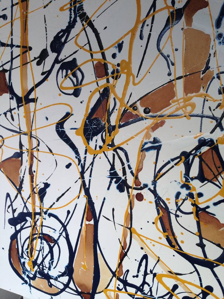 Original Abstract Expressionism Abstract Painting by Wladimir José Cornet